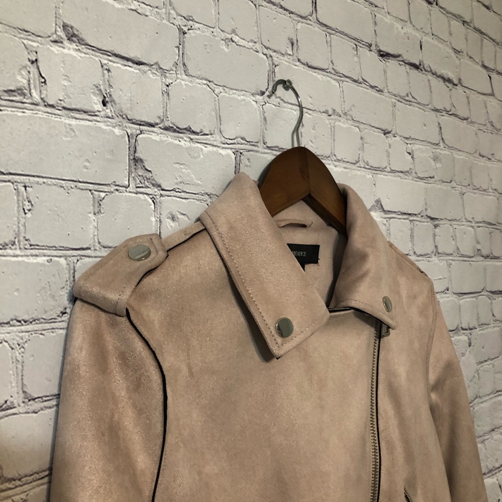 Forever 21 Pink faux suede jacket - Picture 11 of 13